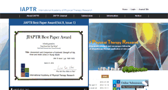 Desktop Screenshot of iaptr.org