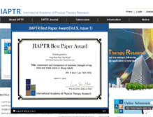 Tablet Screenshot of iaptr.org